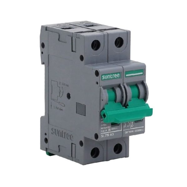 63A 2P DC Miniature Current Circuit Breaker